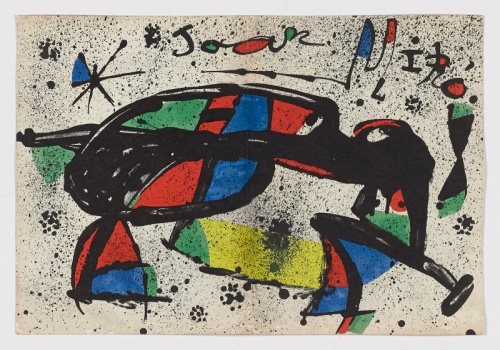 La formiga (Miró. Dibuixos ? Gouches ? Monotips)